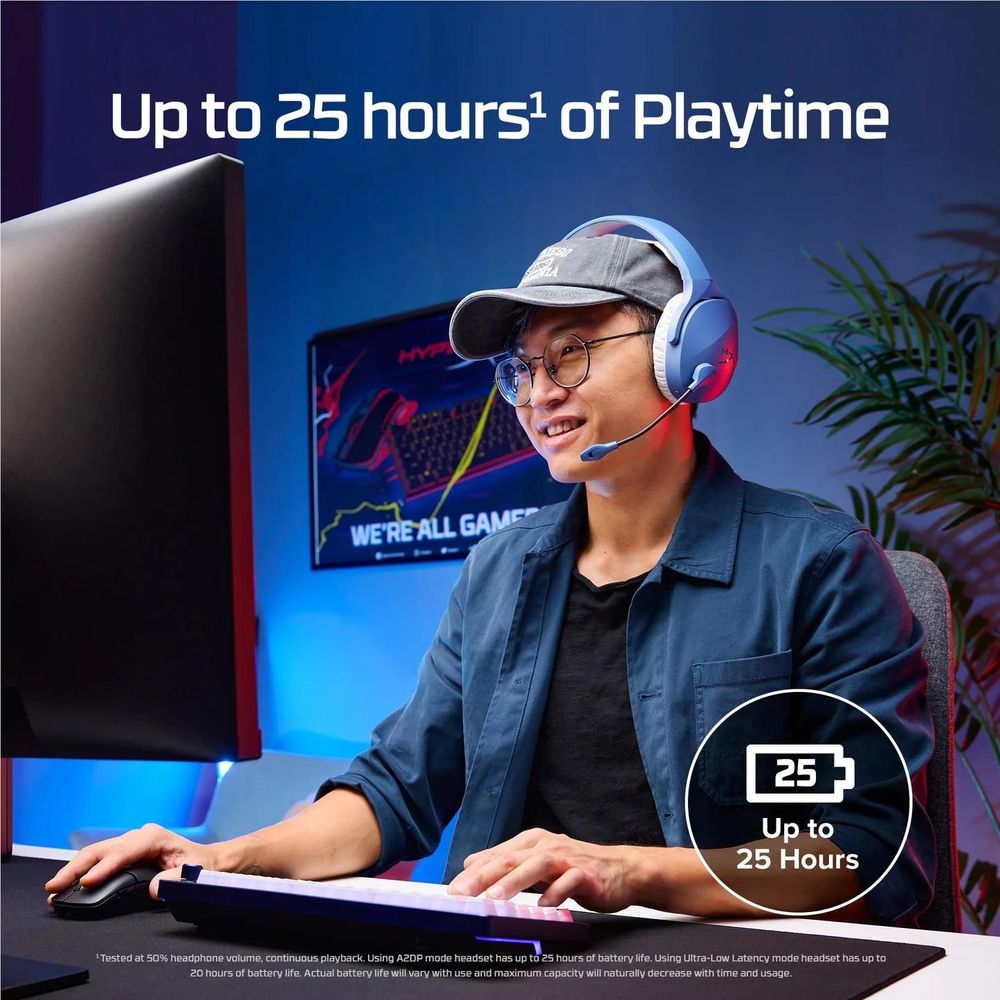HyperX Cloud Jet Wireless Gaming Headset (Black)