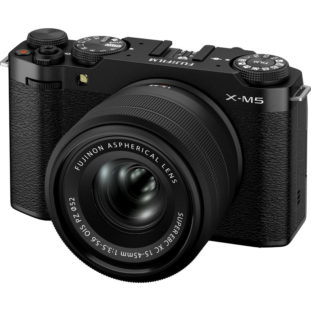 Fujifilm X-M5 Mirrorless Camera Twin Lens Limited Edition Travel Pack (Silver)