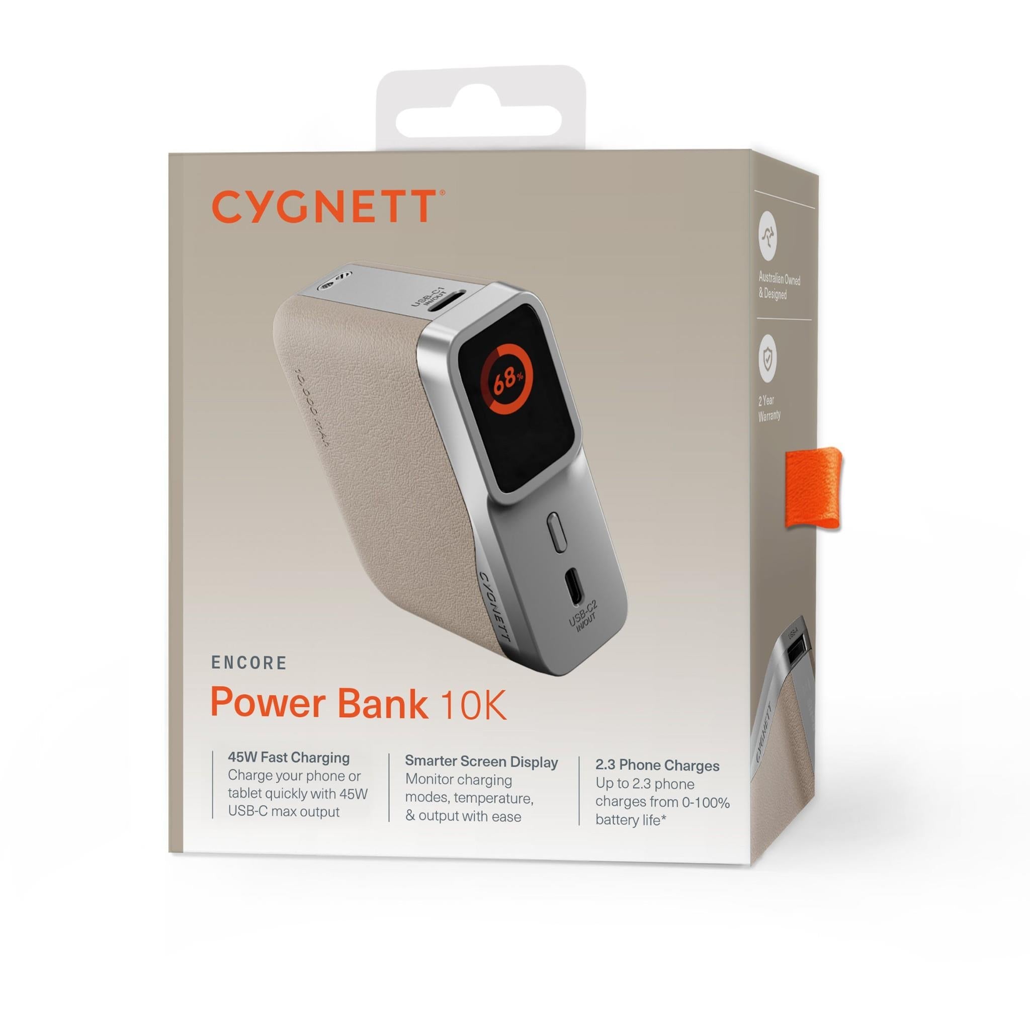 Cygnett Encore 10k Power Bank (Ivory)
