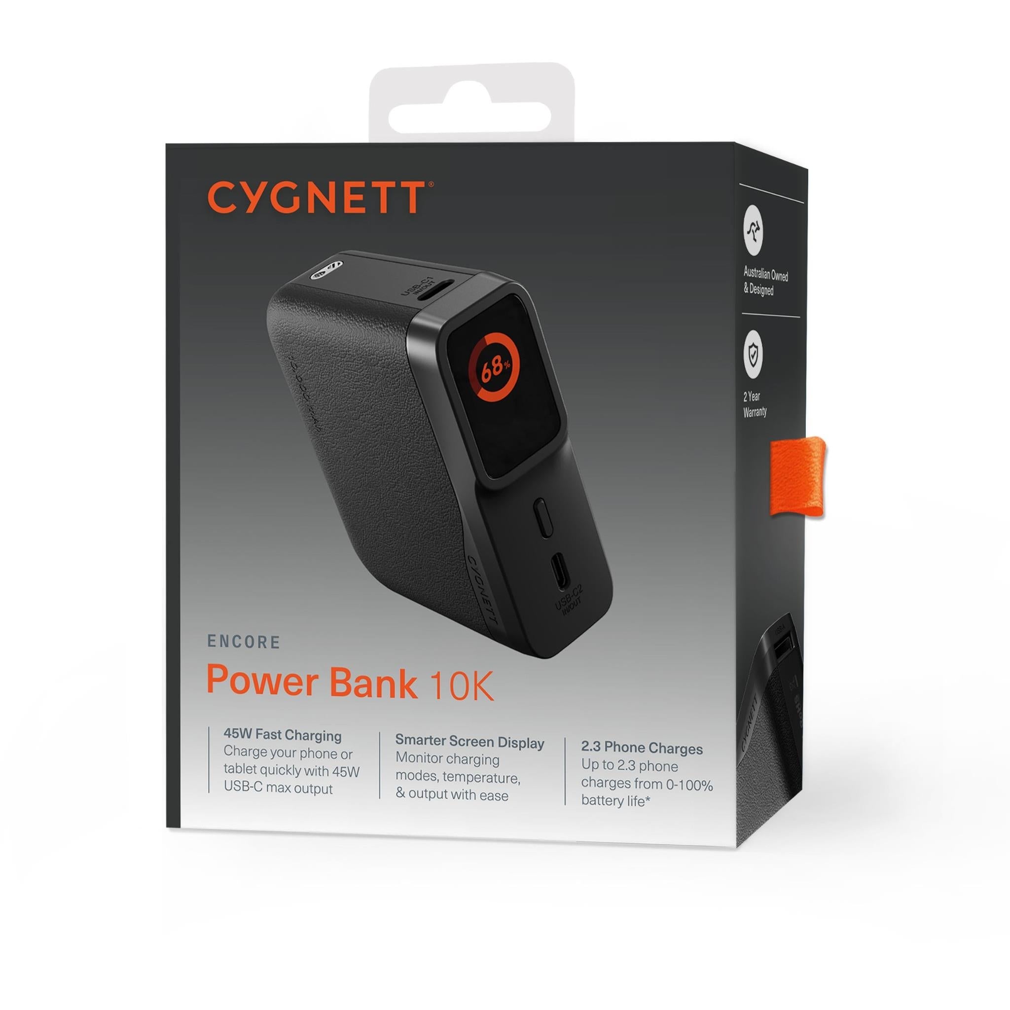 Cygnett Encore 10k Power Bank (Black)