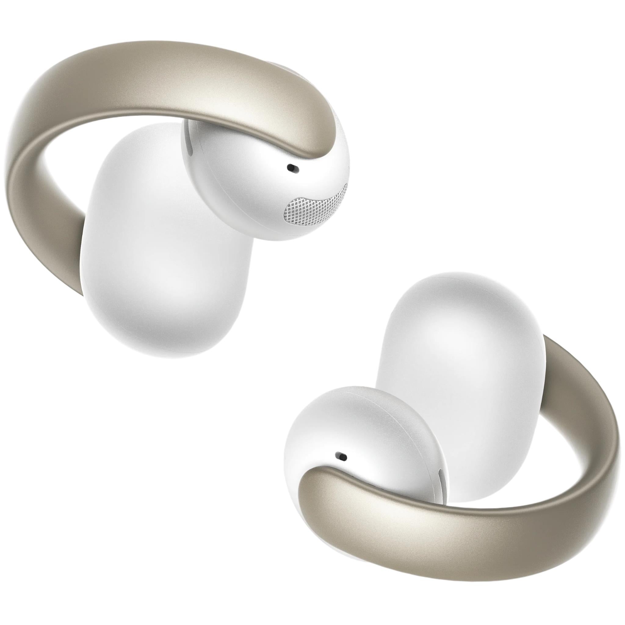 soundcore Aeroclip Open-Ear Clip-On Earbuds with Adaptive Comfort (White)