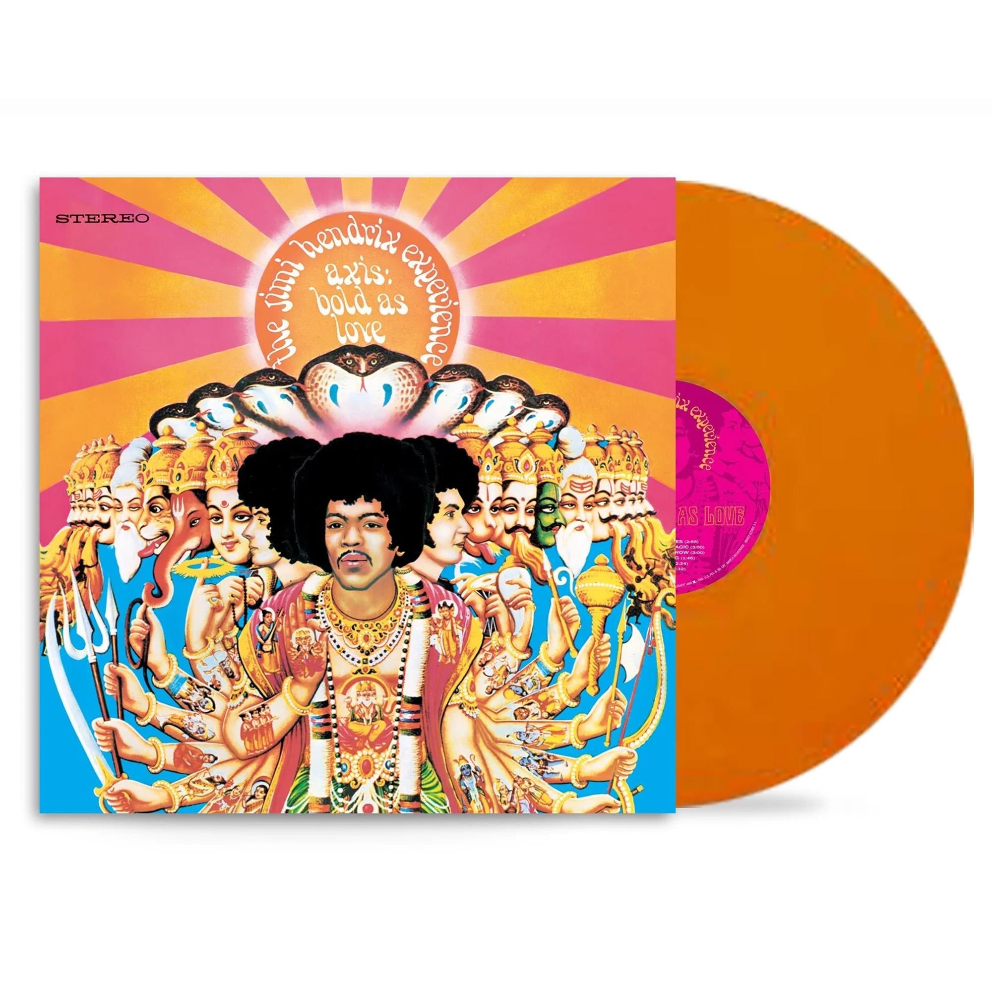 Axis: Bold As Love (Electric Orange Vinyl) - By: The Jimi Hendrix Experience