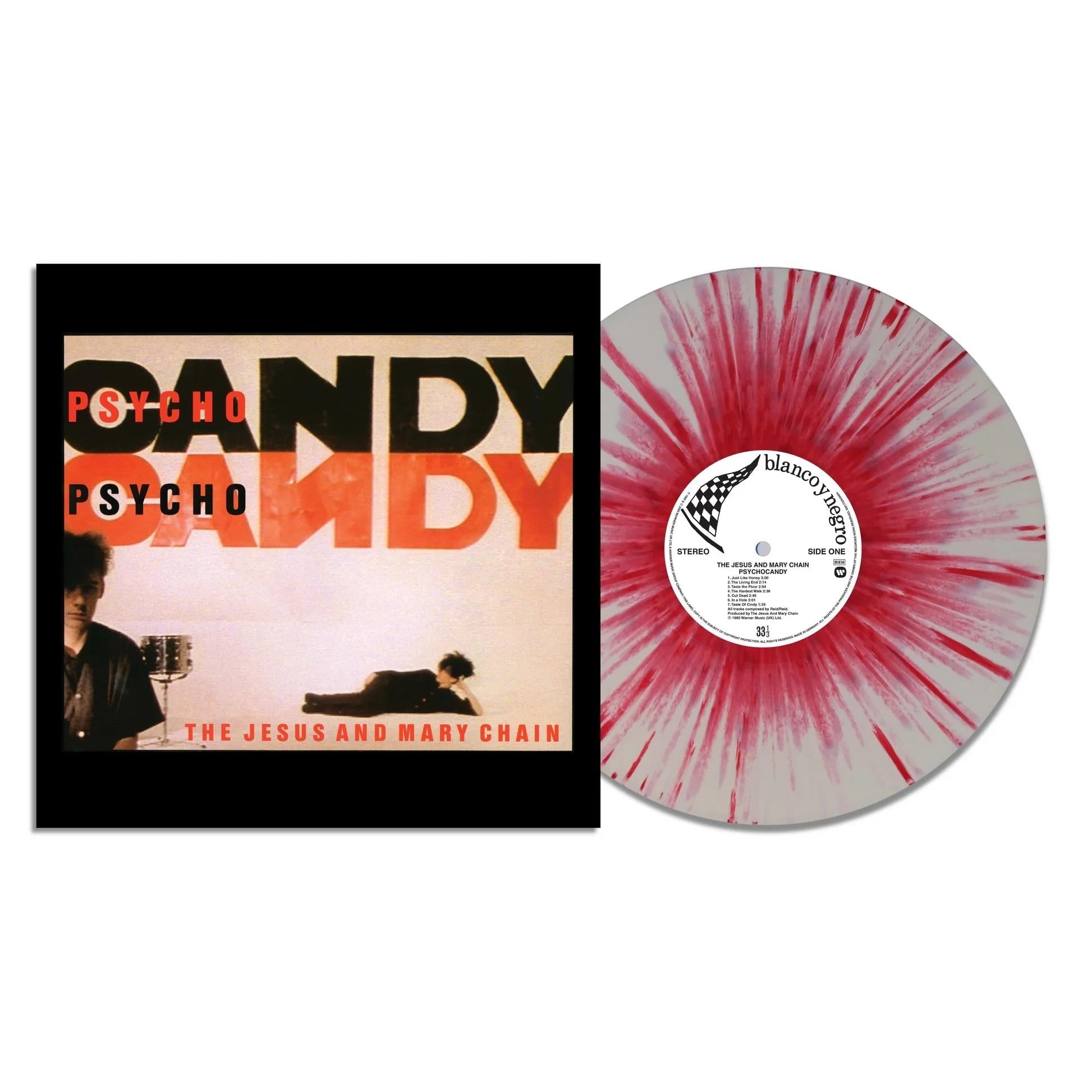 Psychocandy (White/Red Splatter Vinyl) - By:The Jesus And Mary Chain