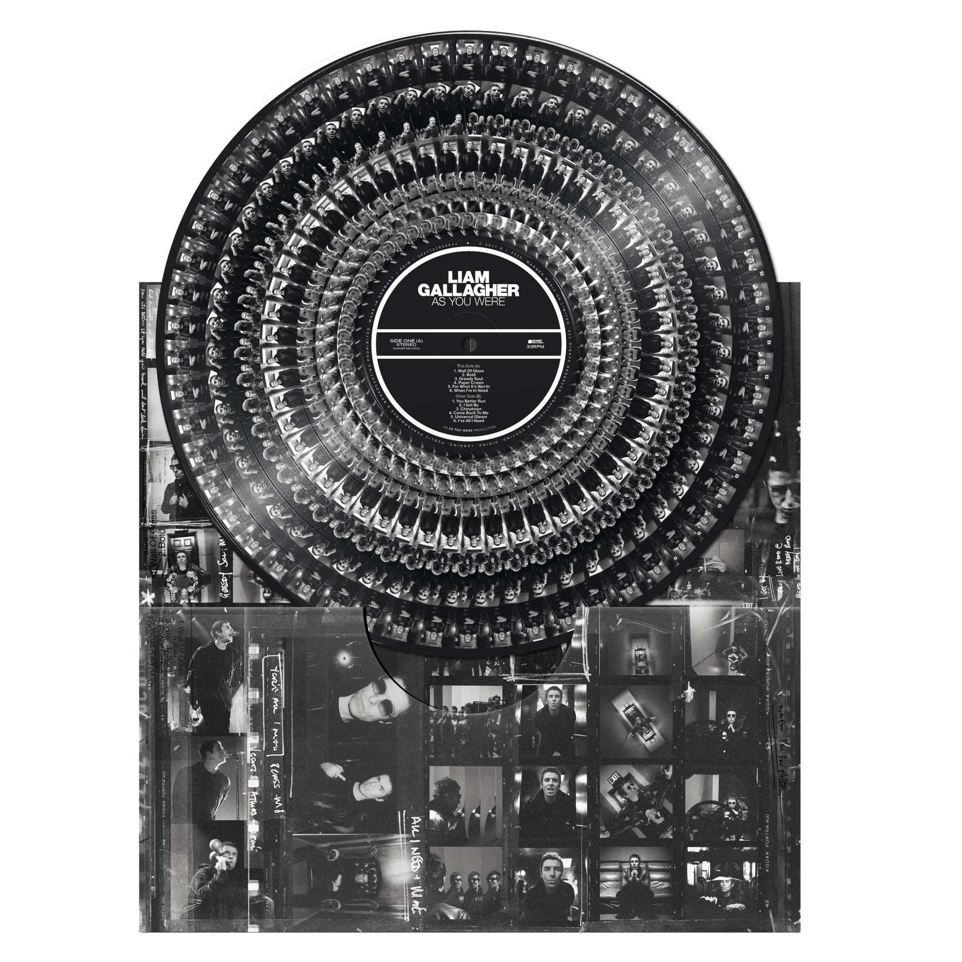 As You Were (Zoetrope Vinyl) - By: Liam Gallagher