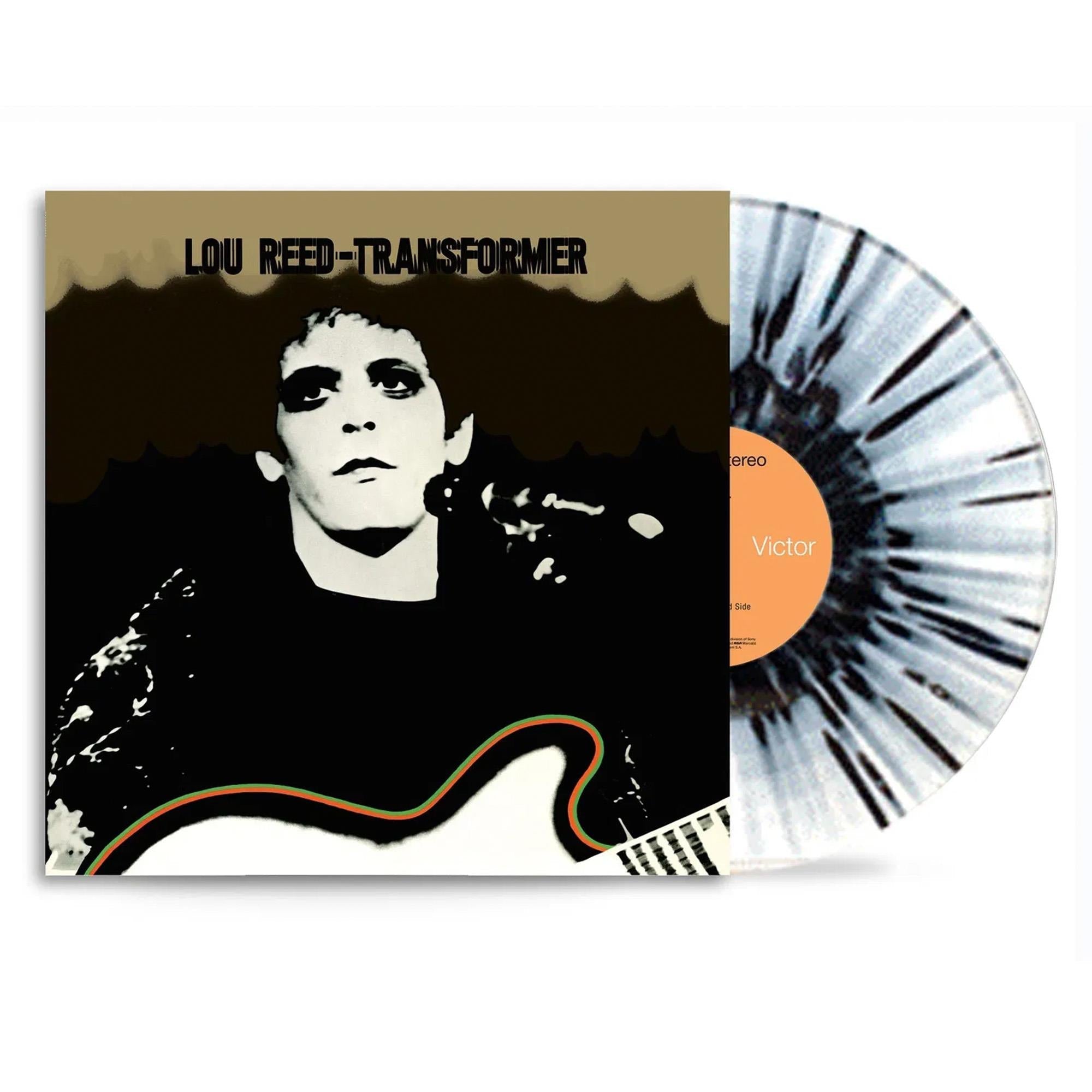 Transformer (Black White Splatter Vinyl) - By: Lou Reed