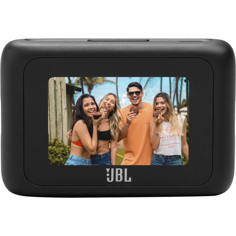 JBL wireless transmitter with screen display and front-panel controls