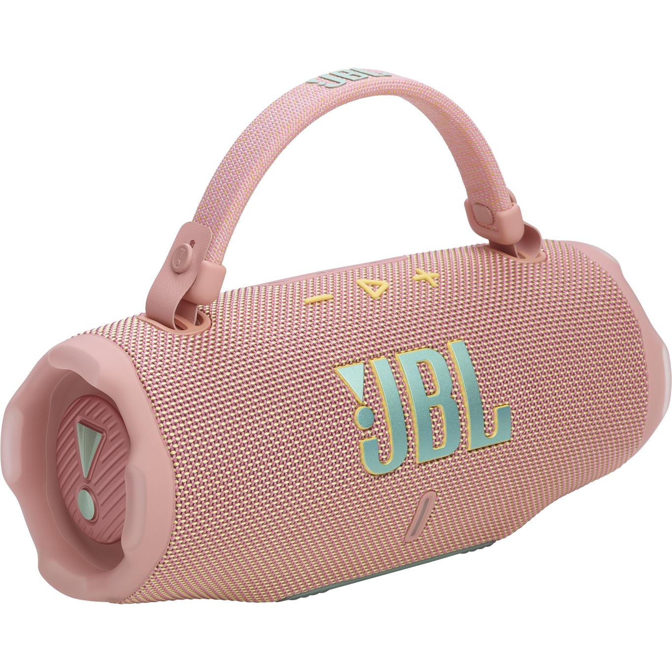 JBL Charge 6 Portable Bluetooth Speaker (Pink)