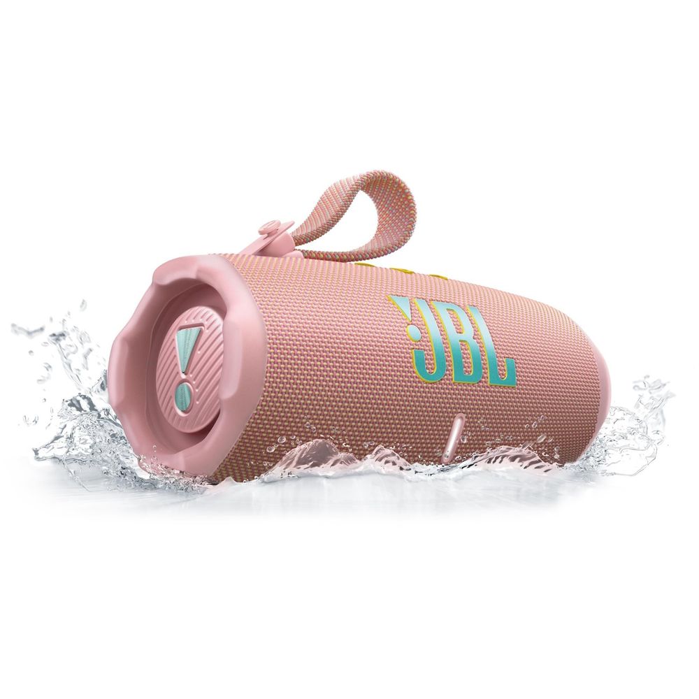 JBL Charge 6 Portable Bluetooth Speaker (Pink)