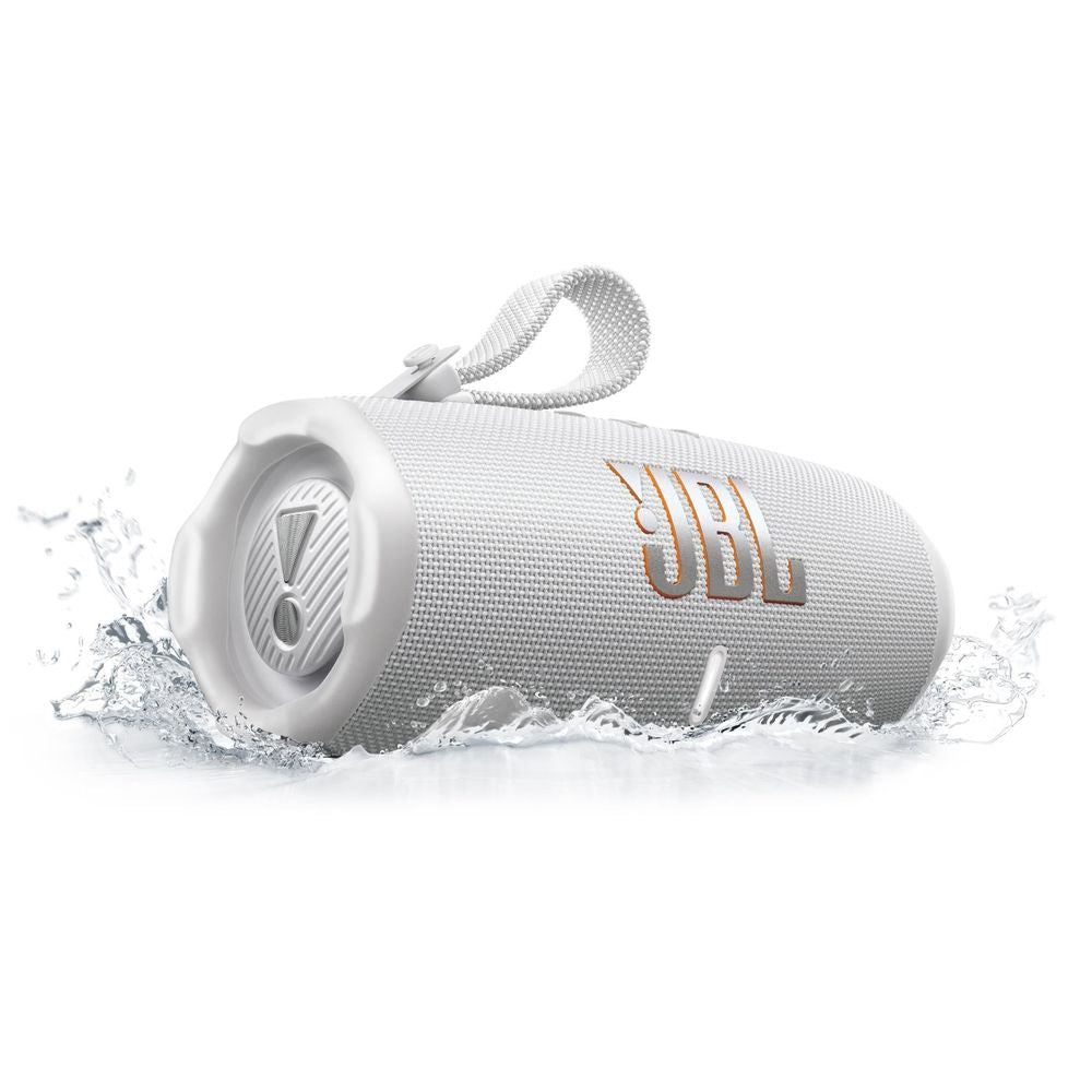 JBL Charge 6 Portable Bluetooth Speaker (White)