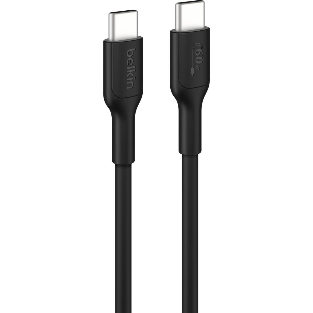Belkin BoostCharge USB-C 60W 2.0 PCR Cable [1m] (Black)