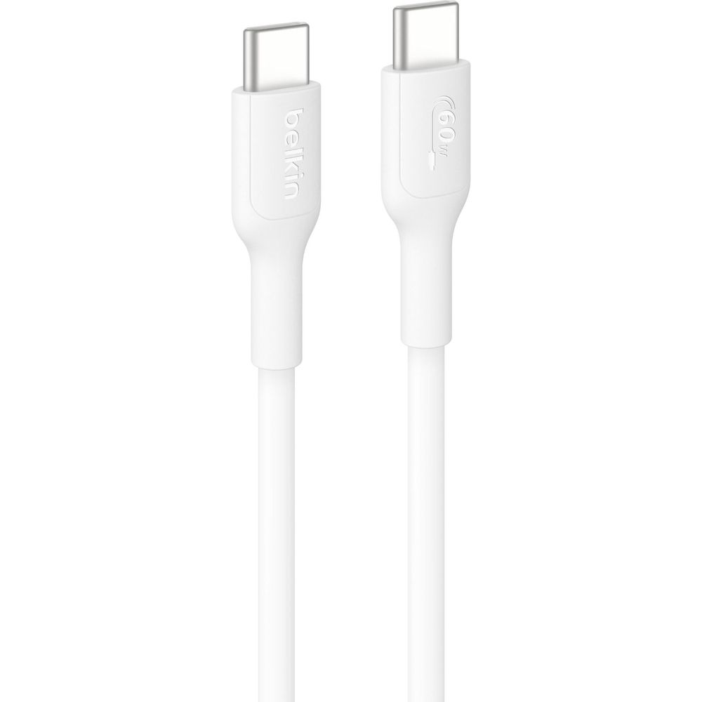 Belkin BoostCharge USB-C 60W 2.0 PCR Cable [1m] (White)