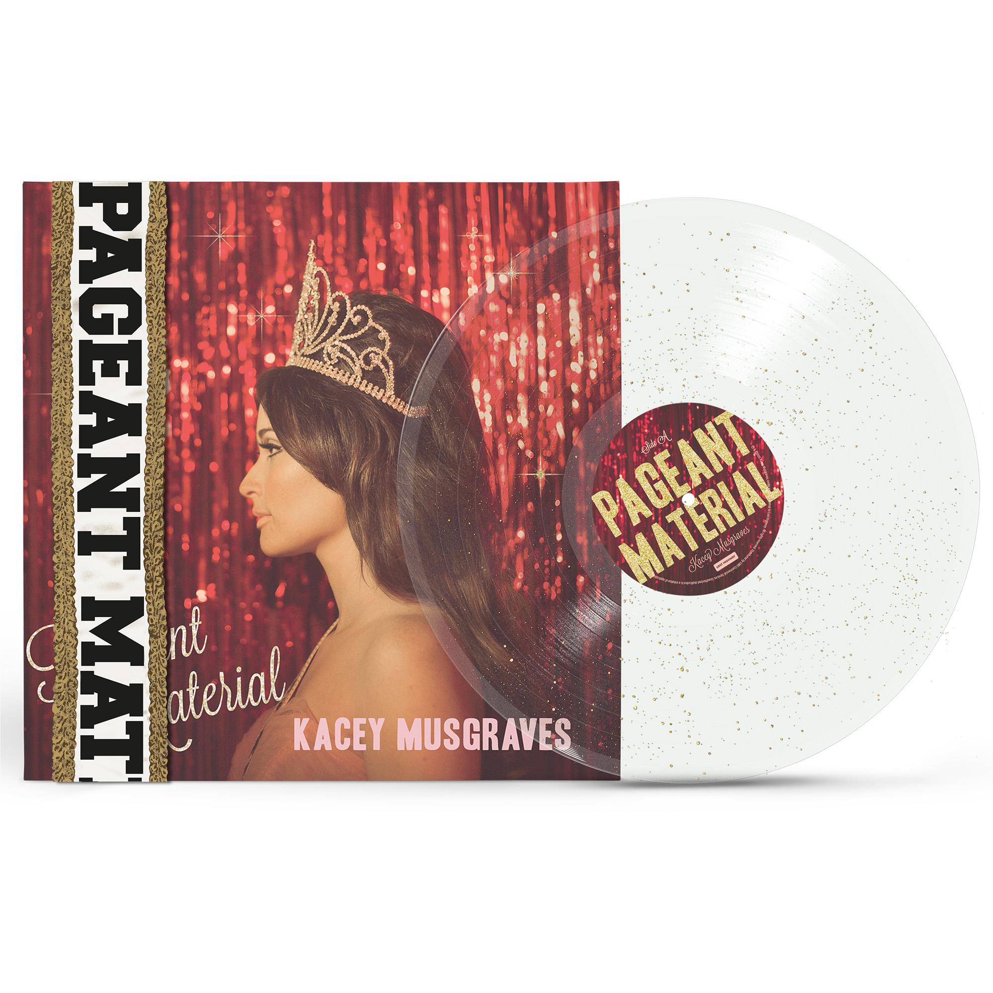 Pageant Material (10 Year Anniversary) (Clear Gold Glitter Vinyl) - By: Kacey Musgraves