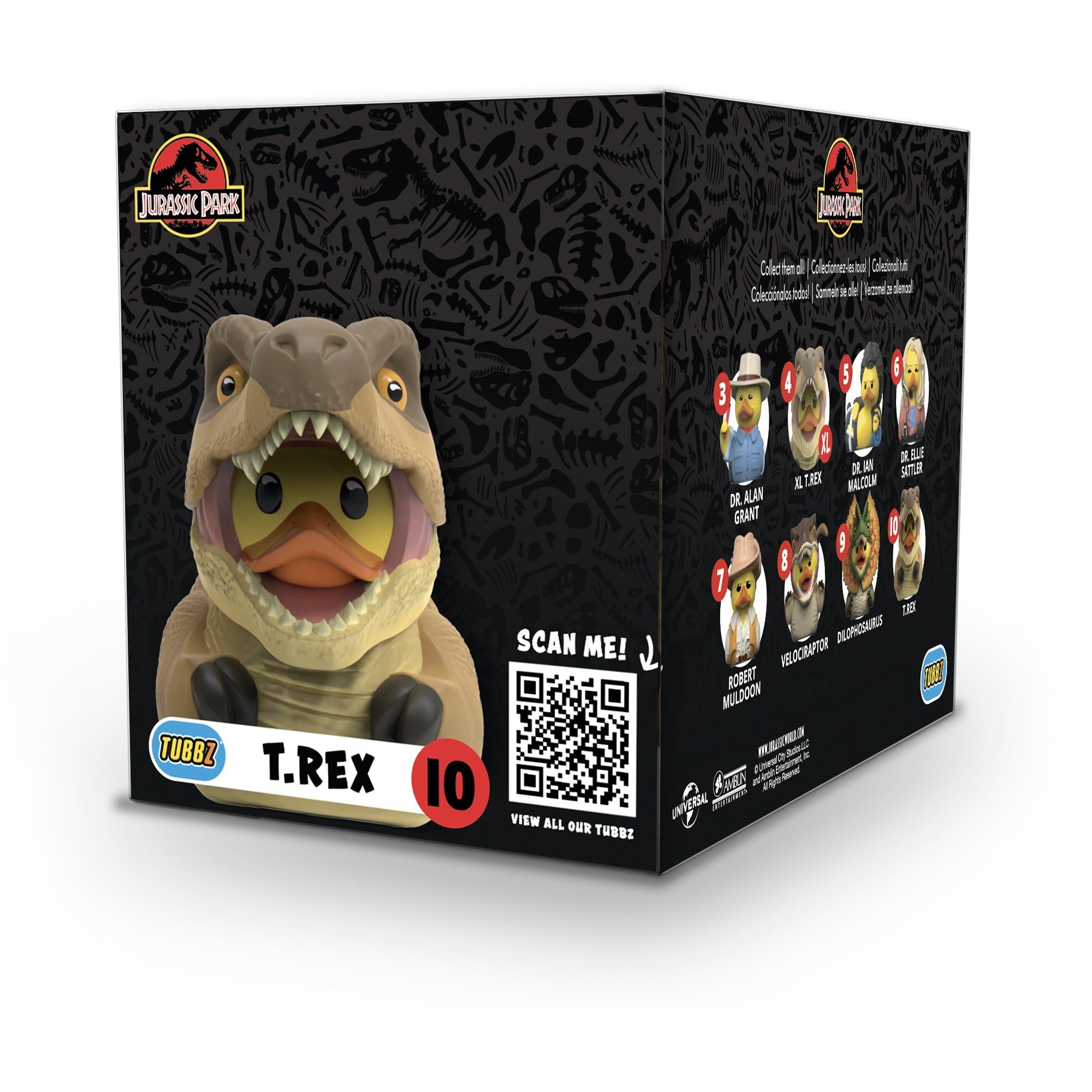 Tubbz Cosplaying Duck Collectible: Boxed (Jurassic Park - T-Rex)
