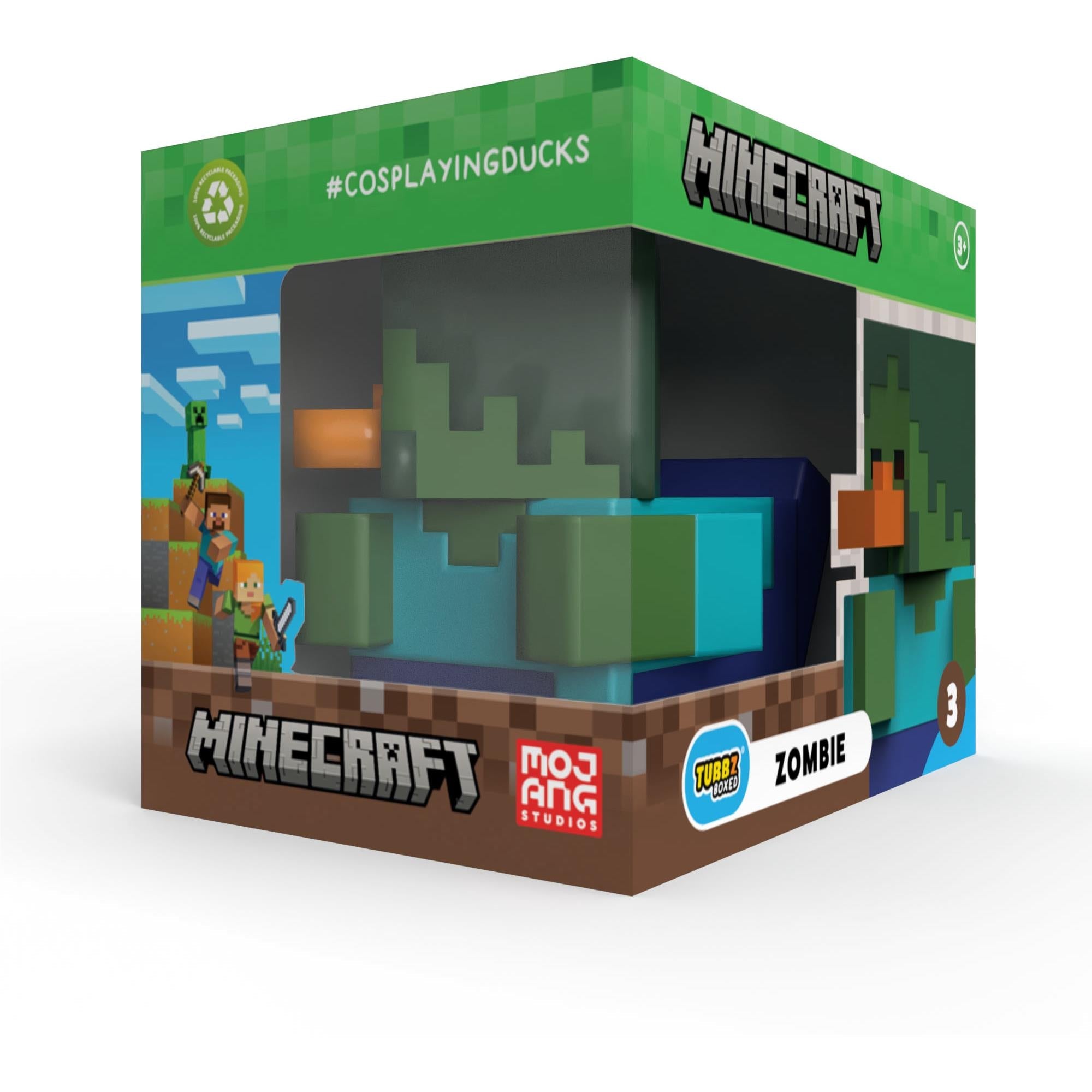Tubbz Cosplaying Duck Collectible: Boxed (Minecraft - Zombie)