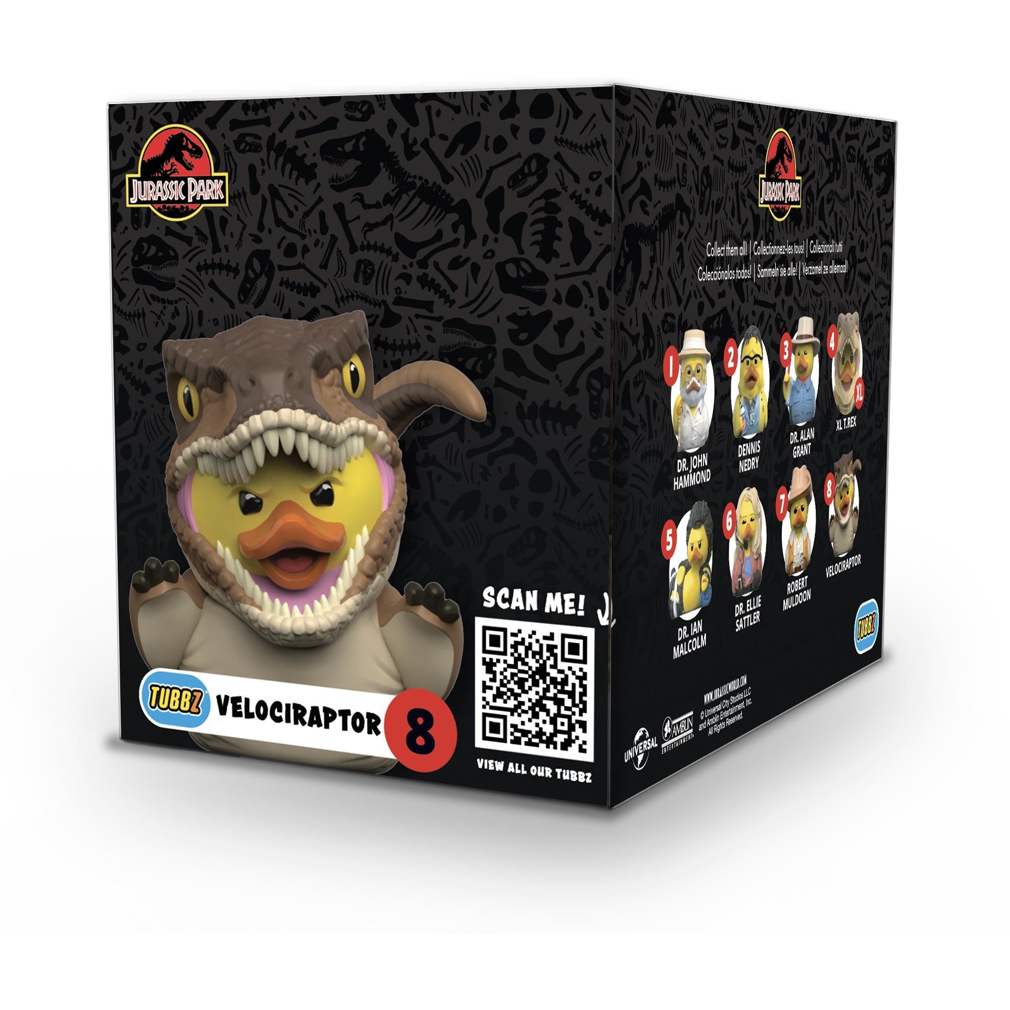 Tubbz Cosplaying Duck Collectible: Boxed (Jurassic Park - Velociraptor)