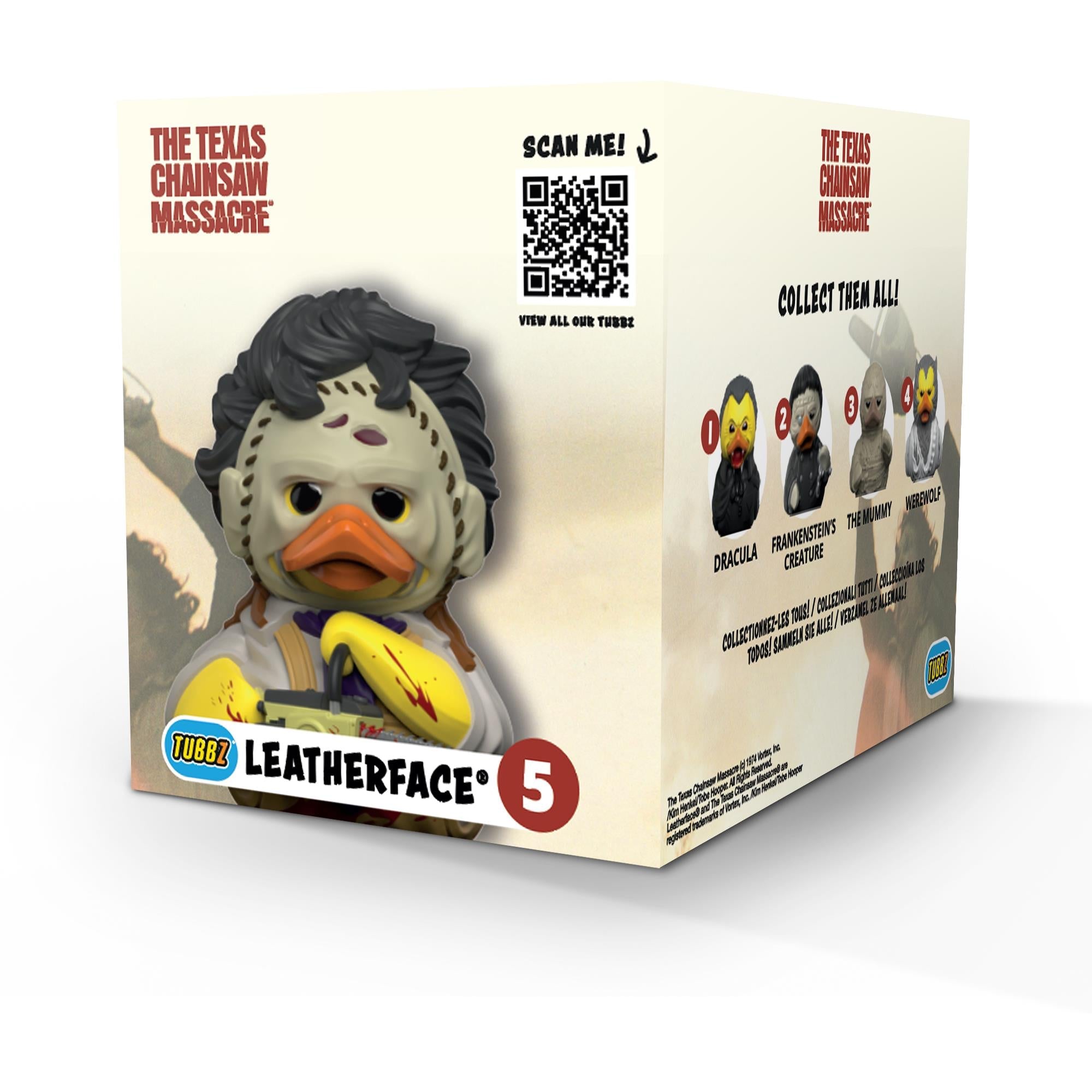 Tubbz Cosplaying Duck Collectible: Boxed (Texas Chainsaw Massacre - Leatherface)