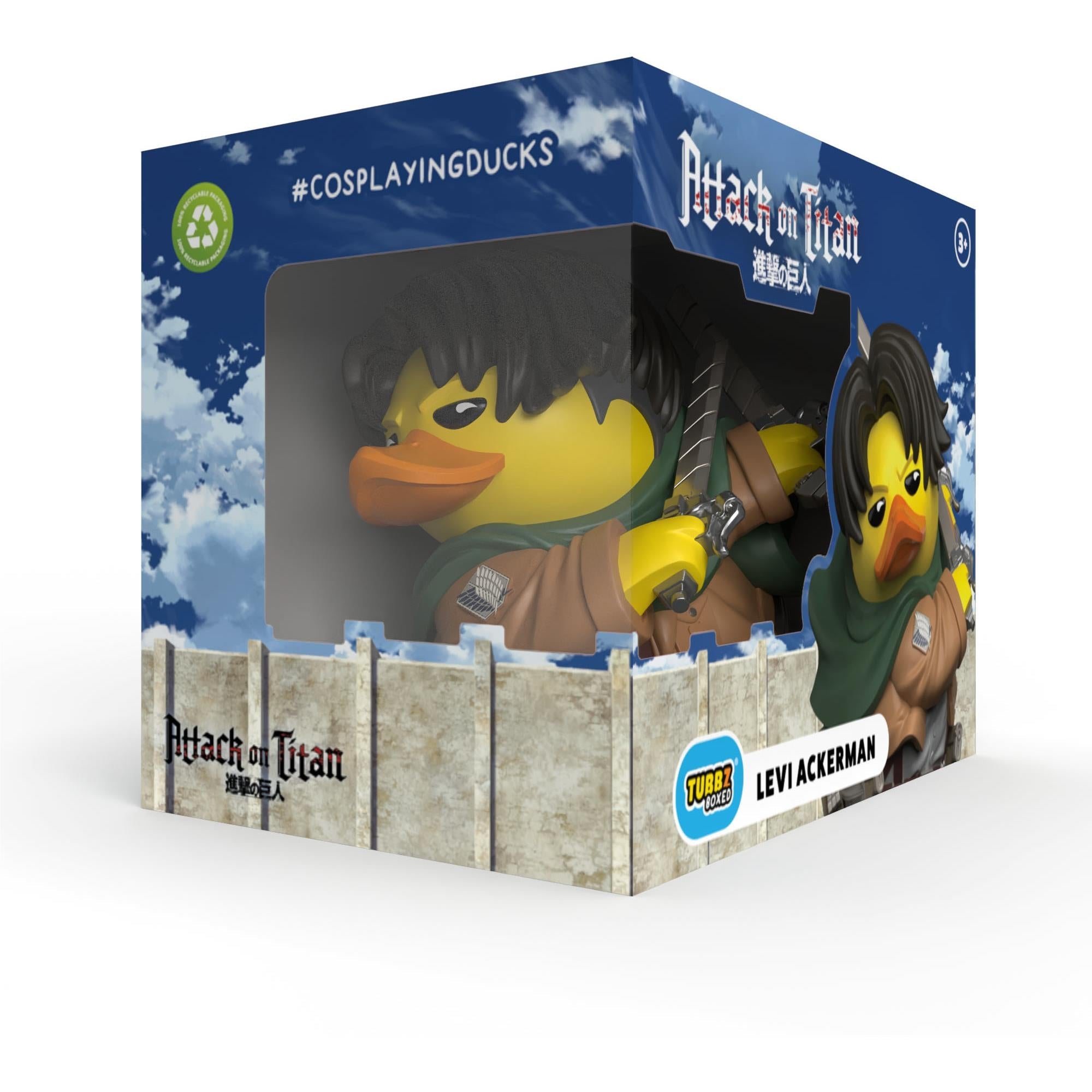 Tubbz Cosplaying Duck Collectible: Boxed (Attack on Titan - Levi Ackerman)