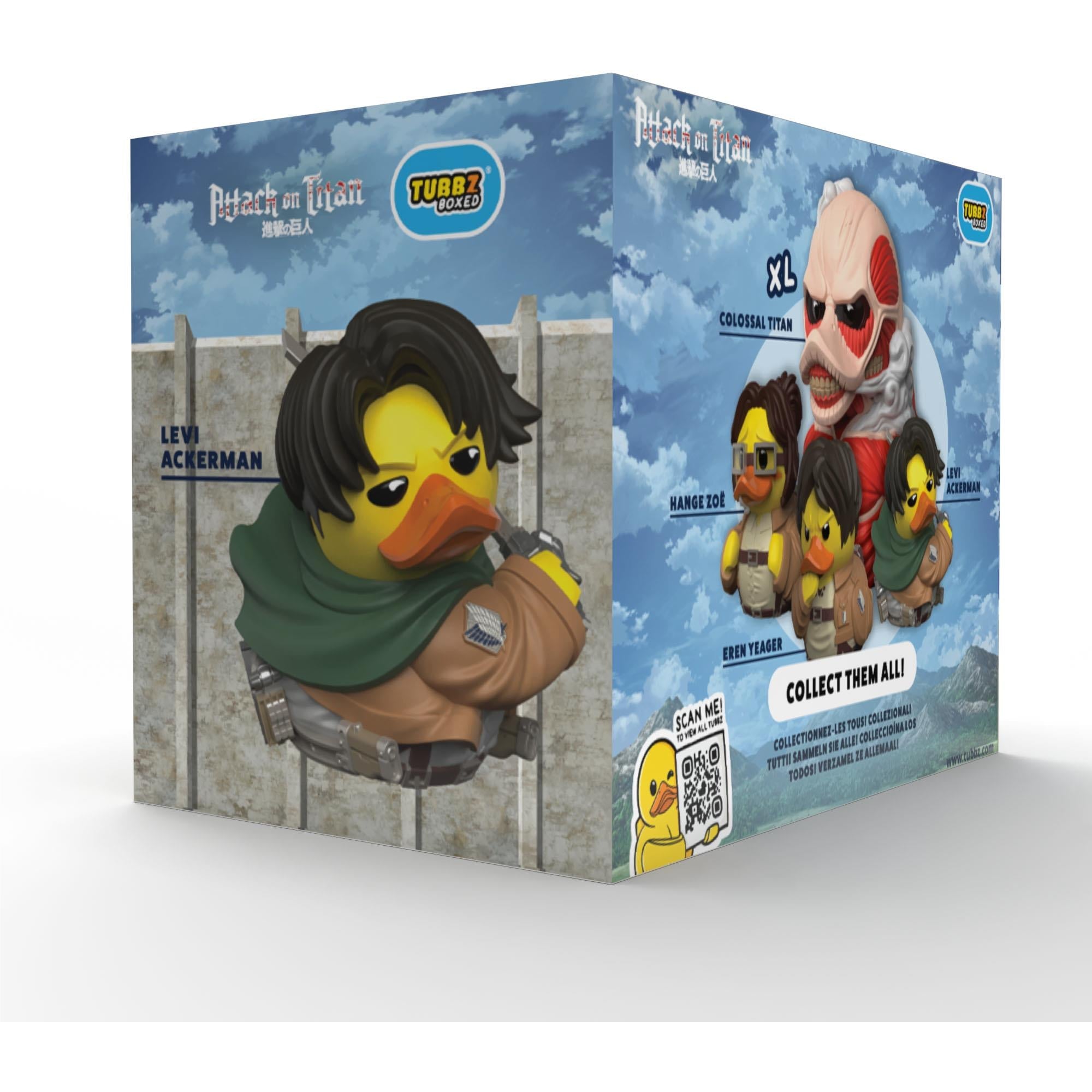 Tubbz Cosplaying Duck Collectible: Boxed (Attack on Titan - Levi Ackerman)