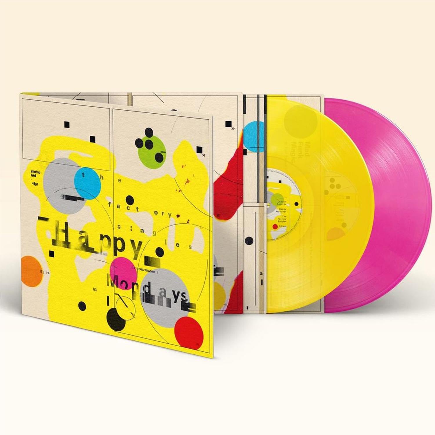 Factory Singles: Best Of (Yellow & Magenta Coloured Vinyl) - By:Happy Mondays