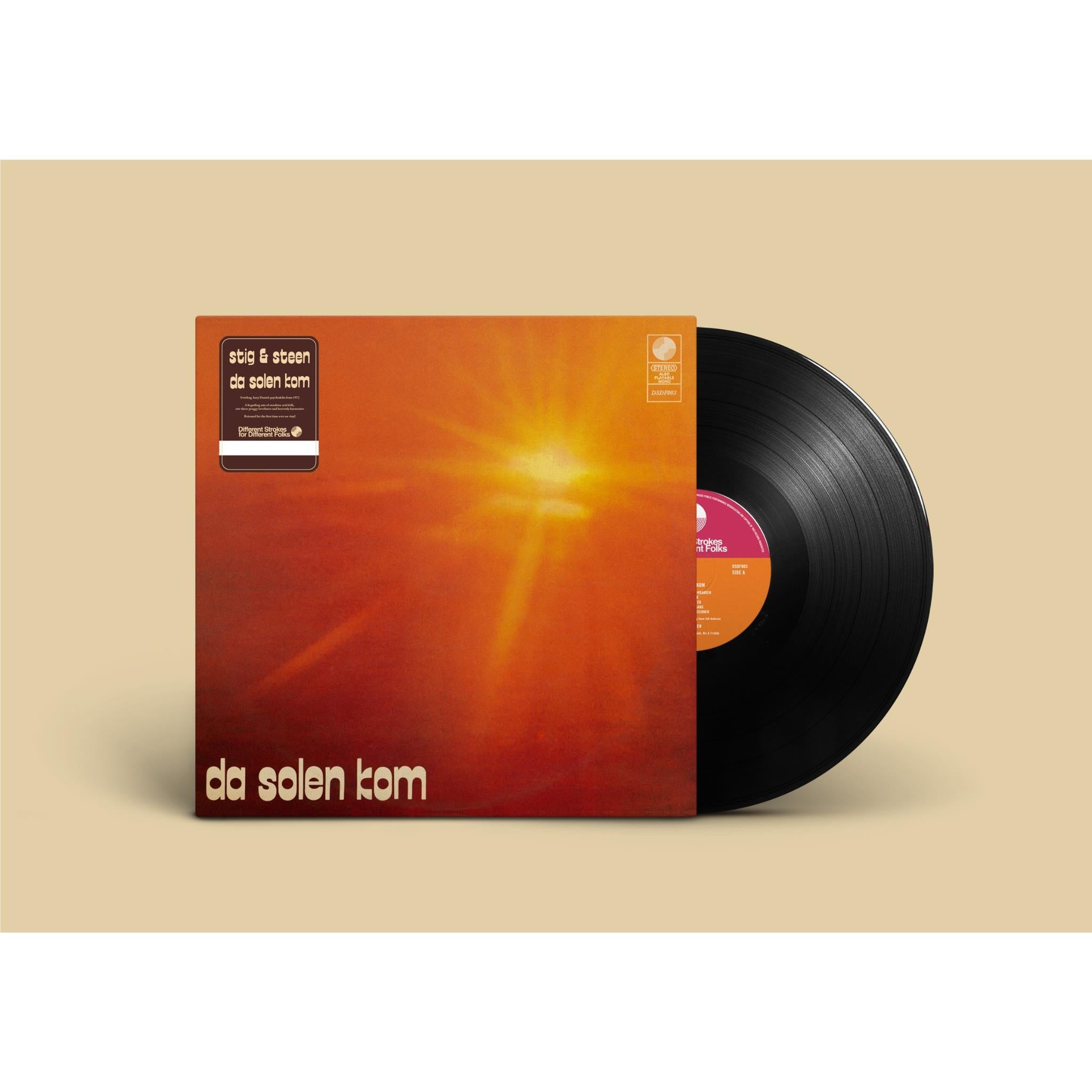 Da Solen Kom (Vinyl) - By: Stig & Steen