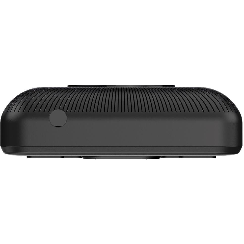 Black feature phone top edge with speaker grille