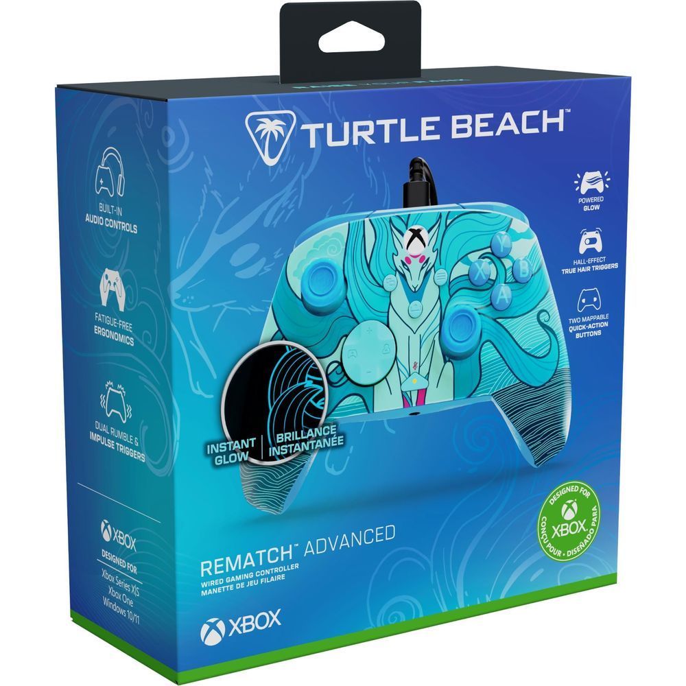 Turtle Beach Rematch Advanced wired gaming controller retail box for Xbox and PC
