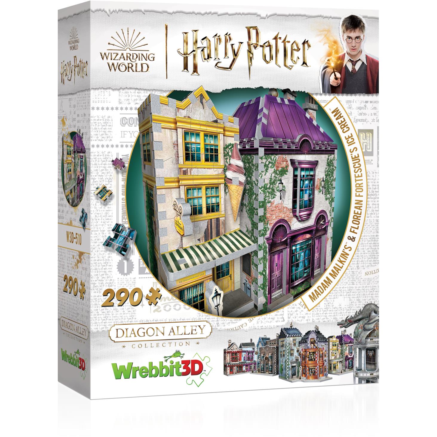 Wrebbit3D 3D Jigsaw Puzzle (Harry Potter - Madam Malkin's & Florean)