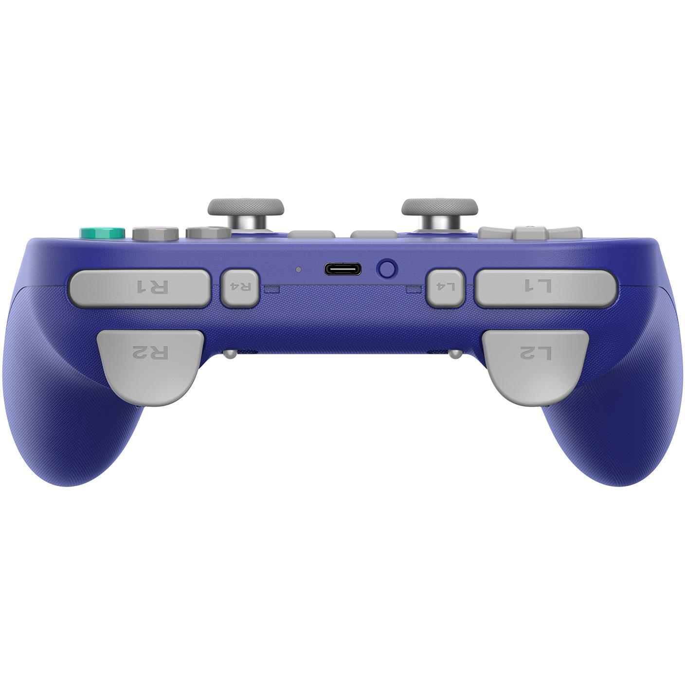 8BitDo Pro 3 Bluetooth gamepad in purple with charging dock, image 3 - Electronic Gaming Accessories at Tech Supply Shed NZ