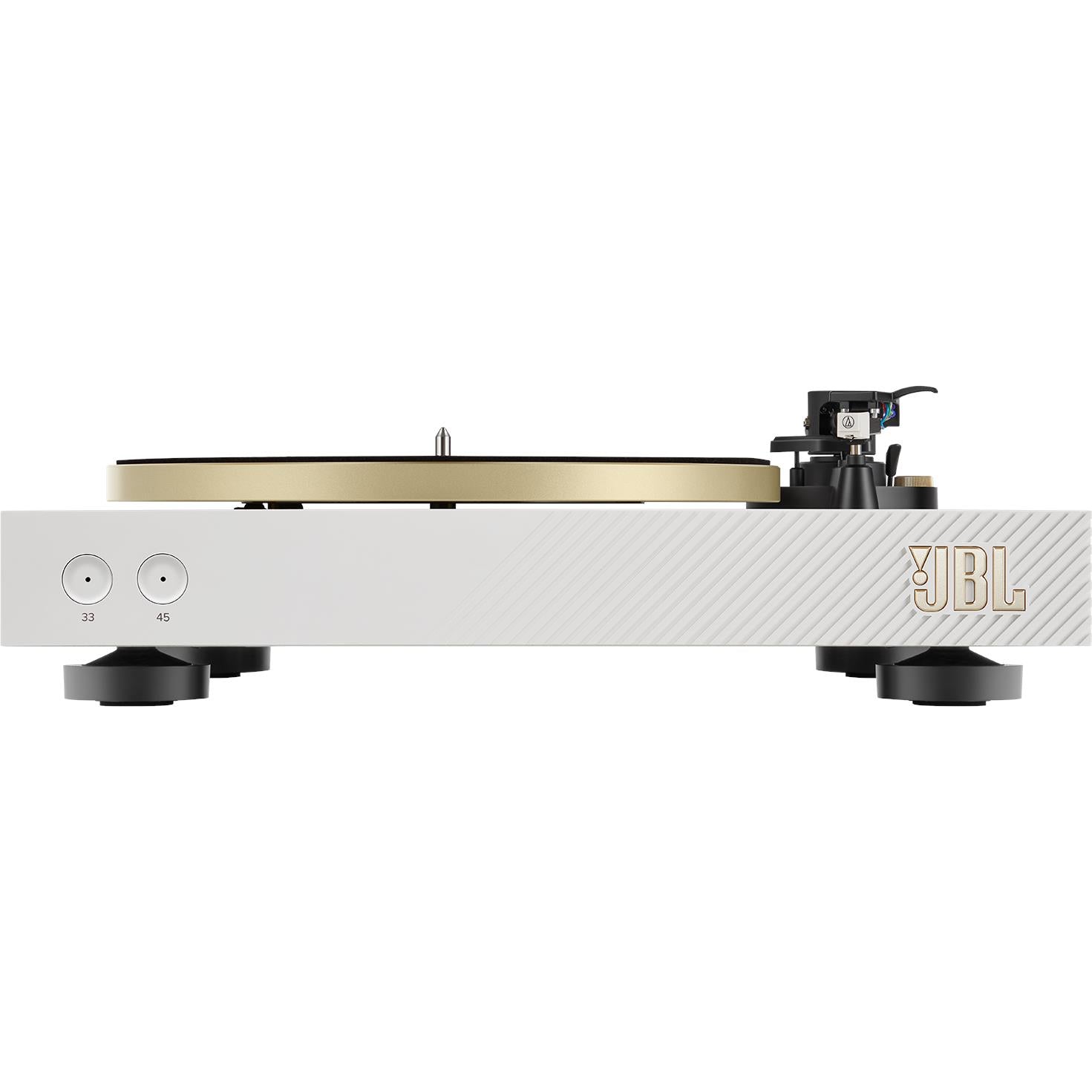 JBL Spinner BT Bluetooth Turntable (White/Gold)