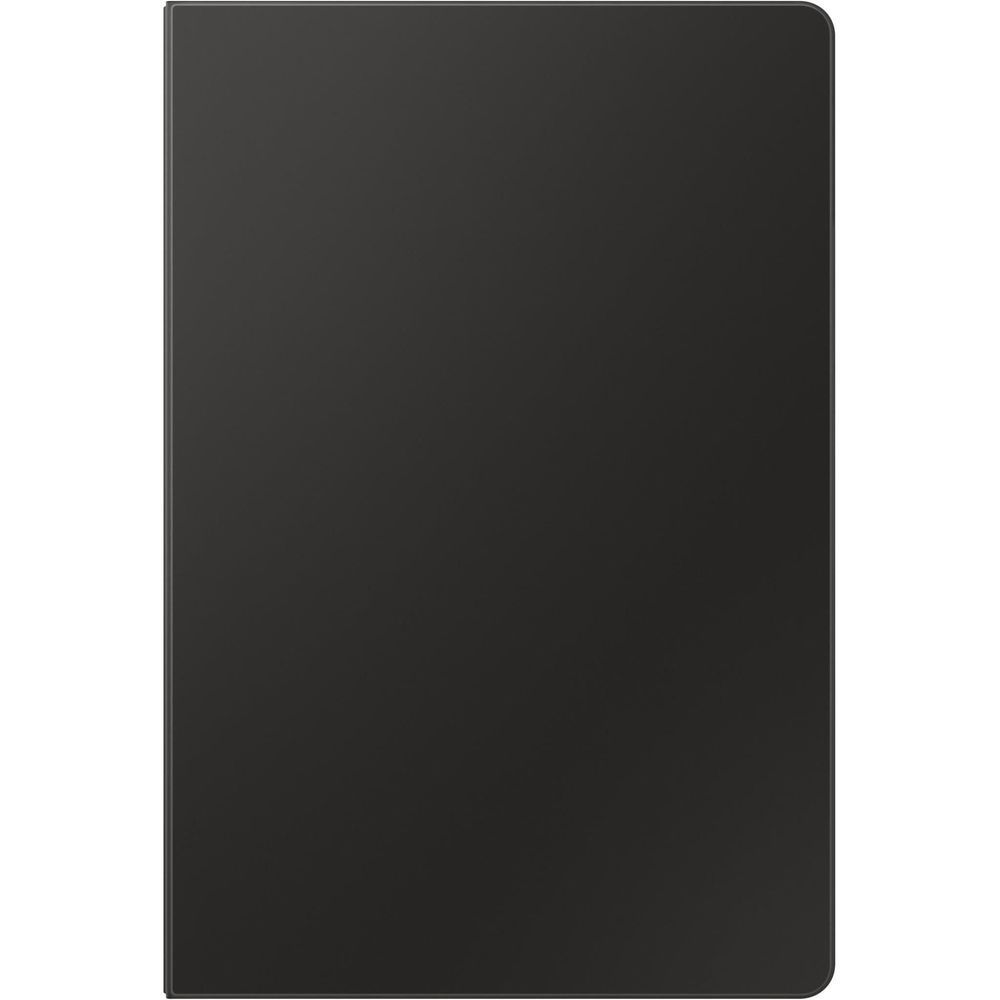 Black tablet book cover case with smooth front cover