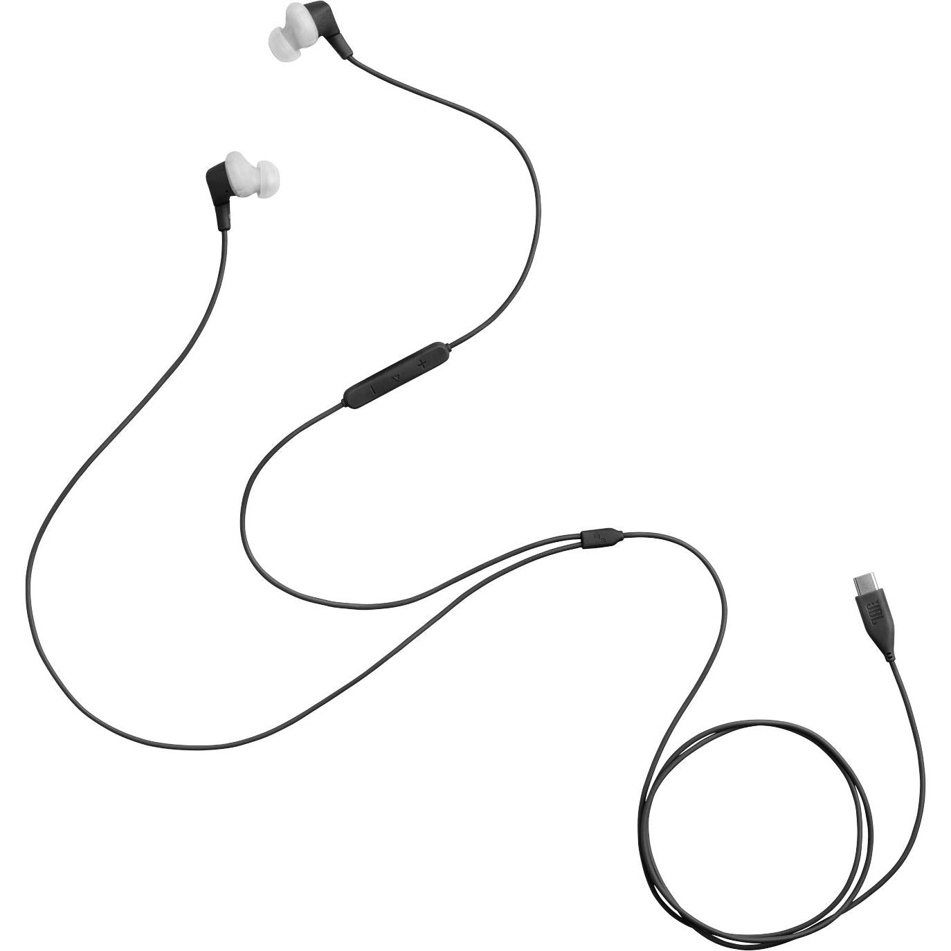 JBL Endurance Run 3 Waterproof Wired USB-C In-ear Headphones (Black)