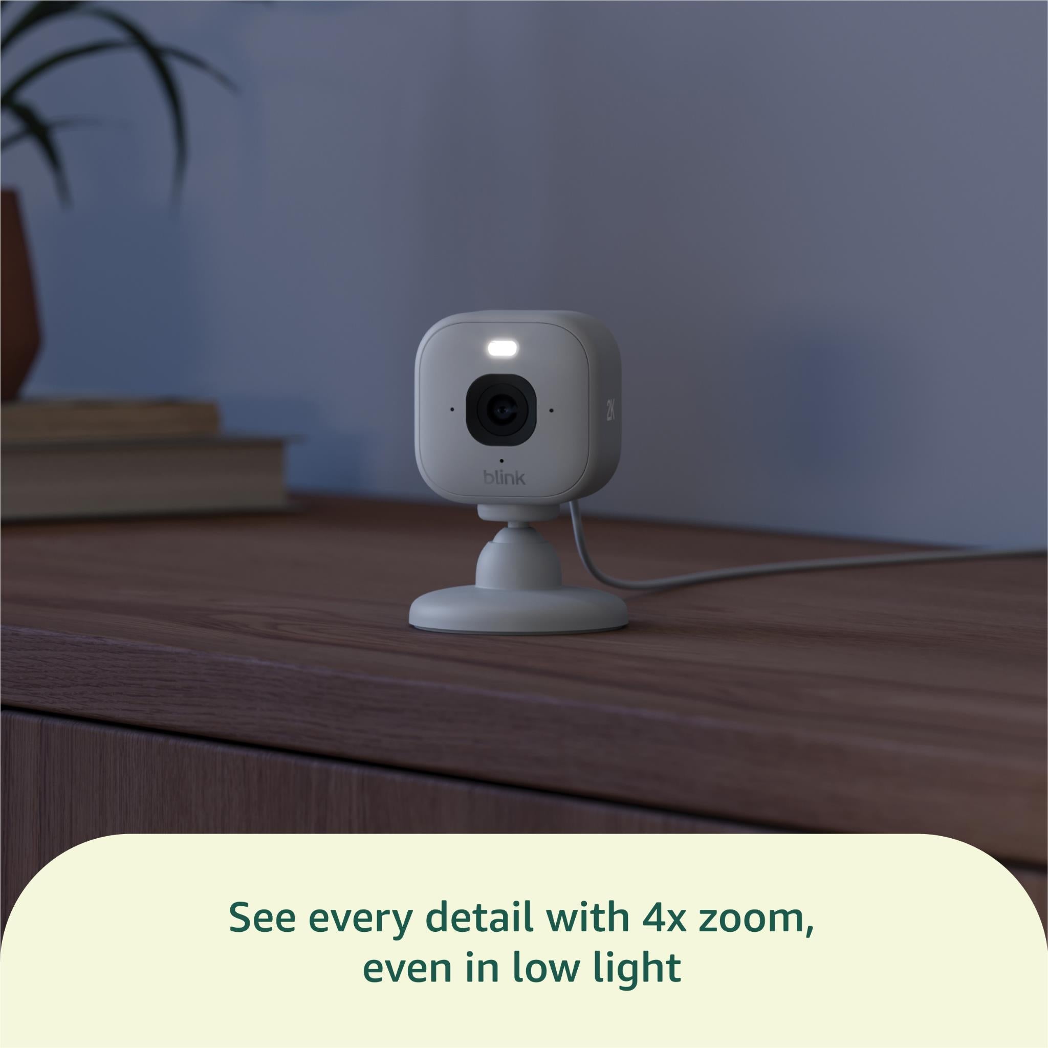 Blink Mini 2K+ Security Camera (White)