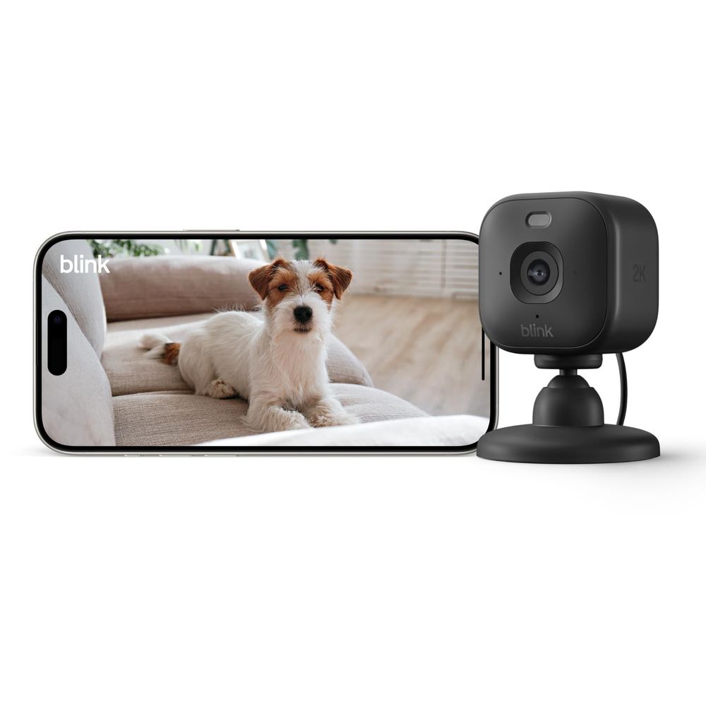 Blink Mini 2K+ Security Camera (Black) [2 Pack]