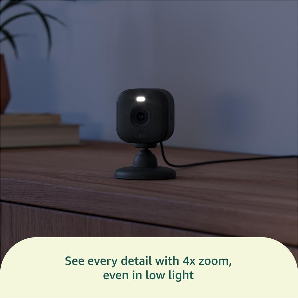 Blink Mini 2K+ Security Camera (Black) [2 Pack]