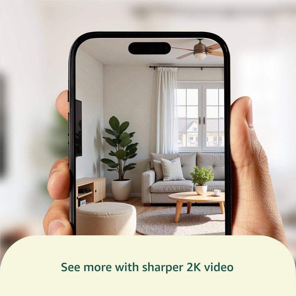 Blink Mini 2K+ Security Camera (Black) [2 Pack]