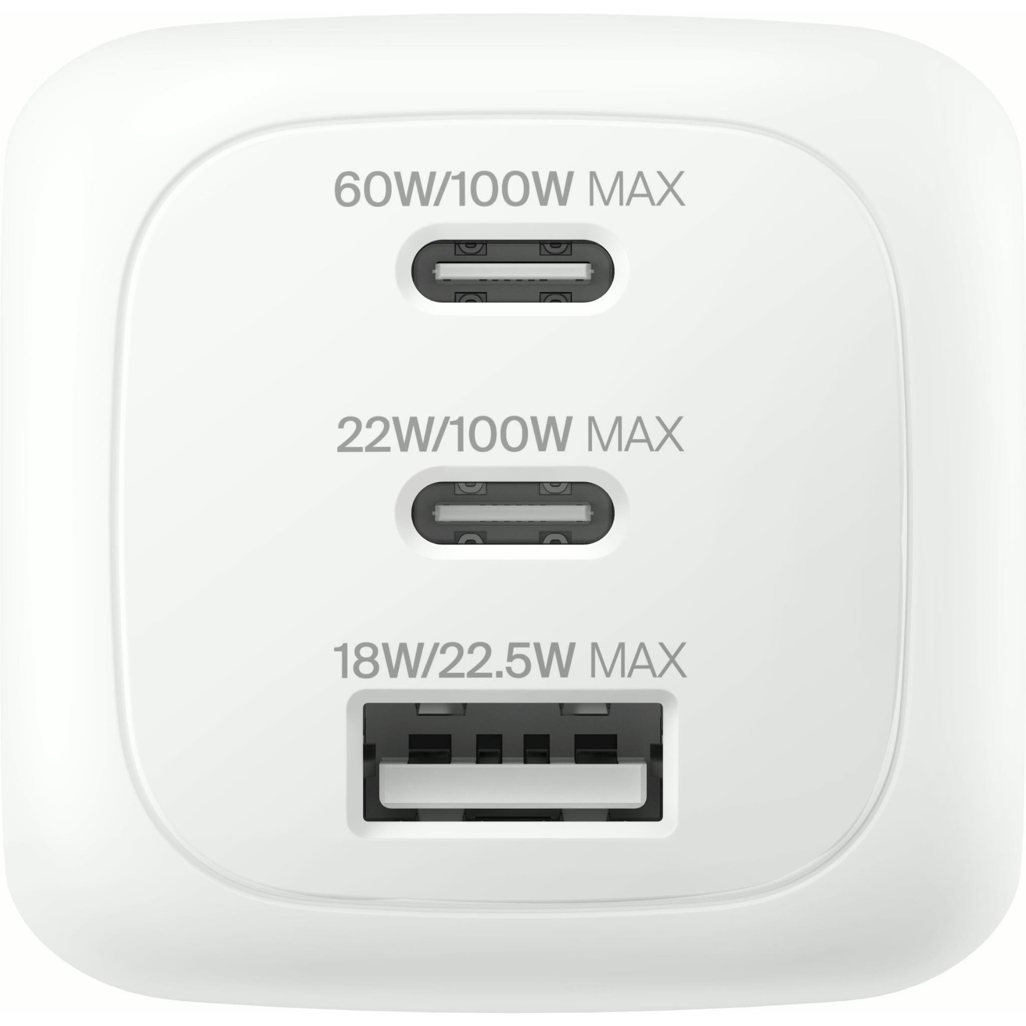 Belkin BoostCharge Pro 3-Port 100W GaN Wall Charger