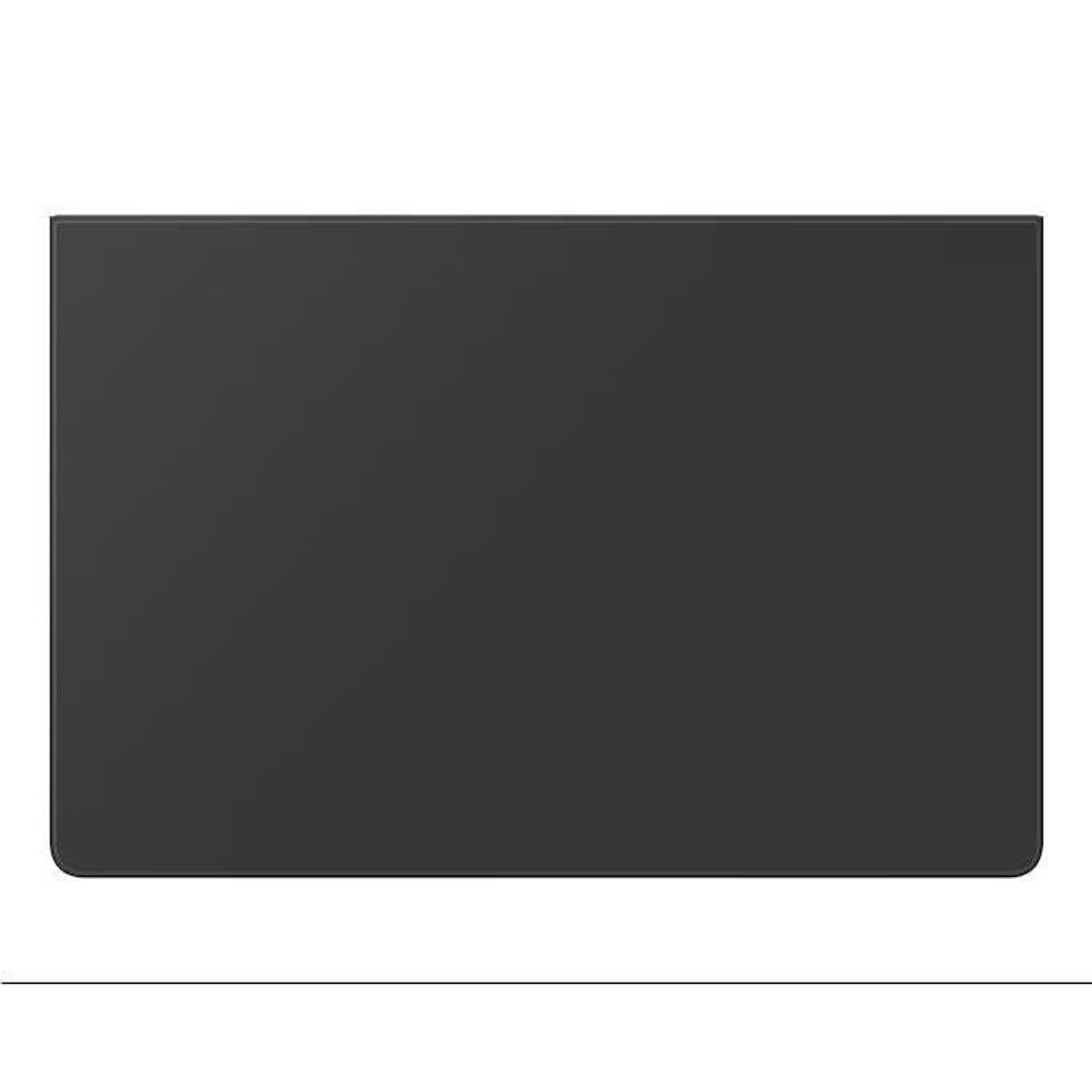 Black flat tablet cover surface with rounded corners