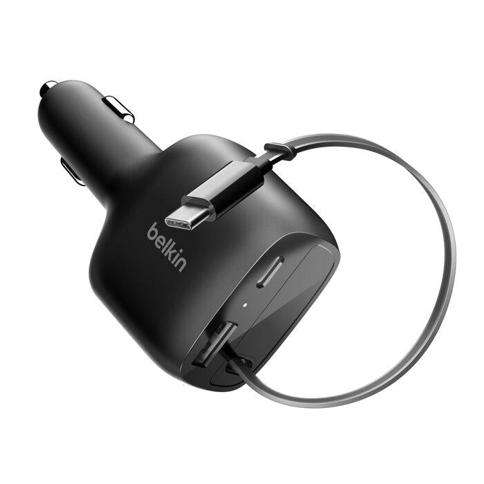 Belkin BoostCharge Retractable Car Charger 75W