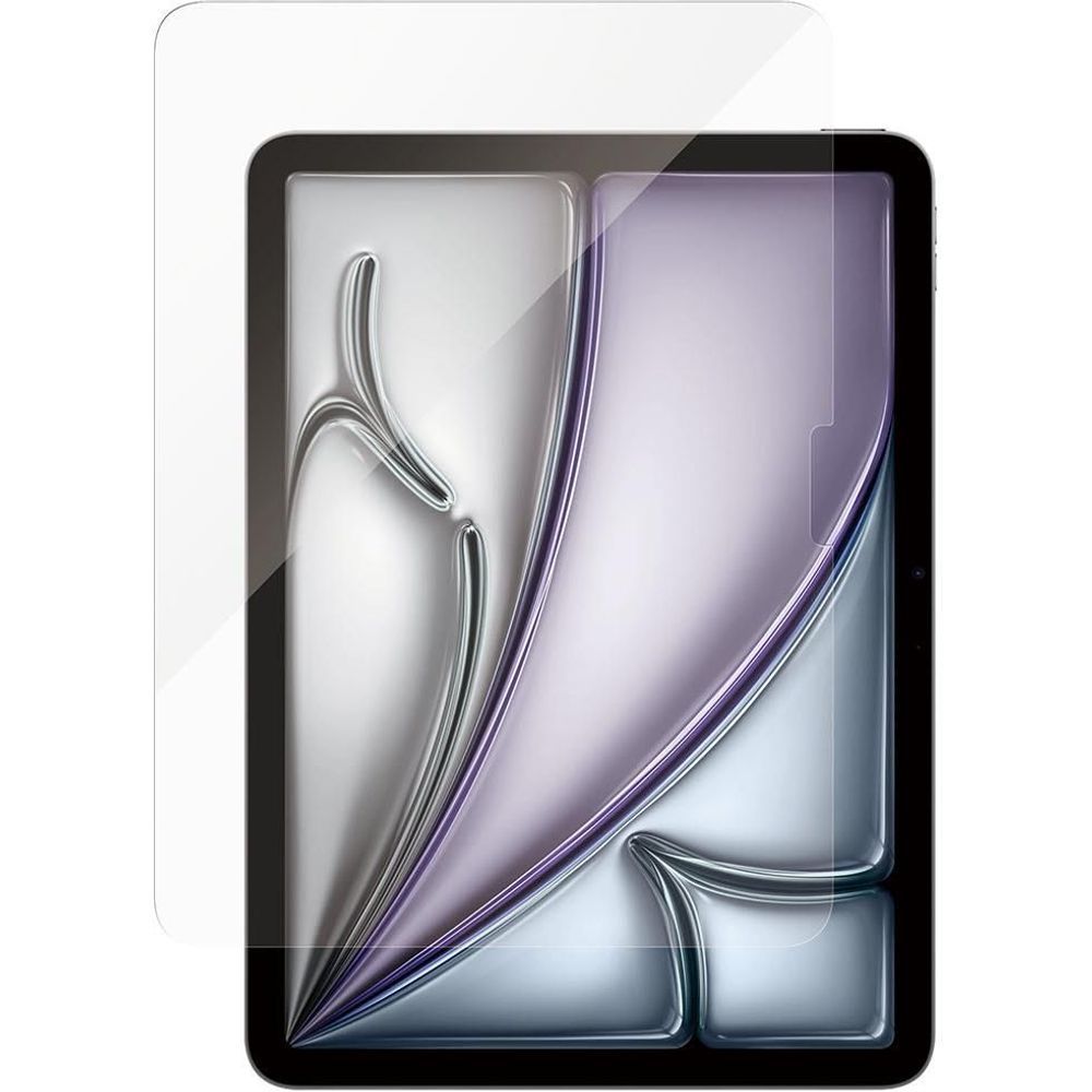 Clear ultra-wide fit screen protector for iPad Air 11-inch tablet, flat glass panel