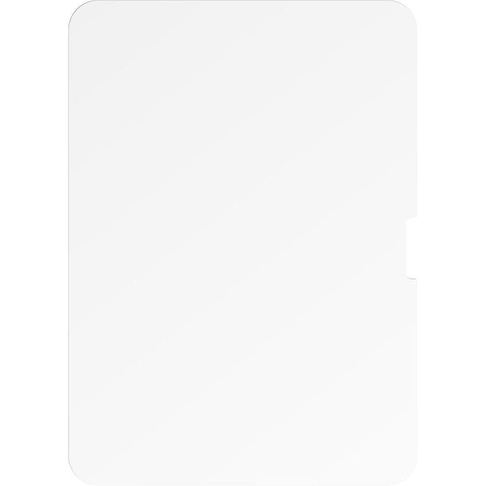 Clear screen protector sheet with rounded corners and corner notch