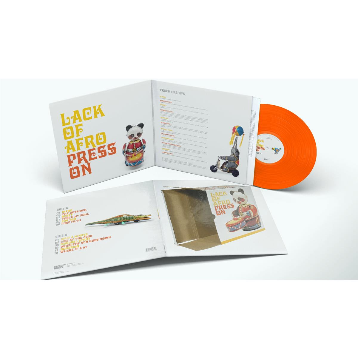 Press On (Orange Vinyl) - By: Lack Of Afro