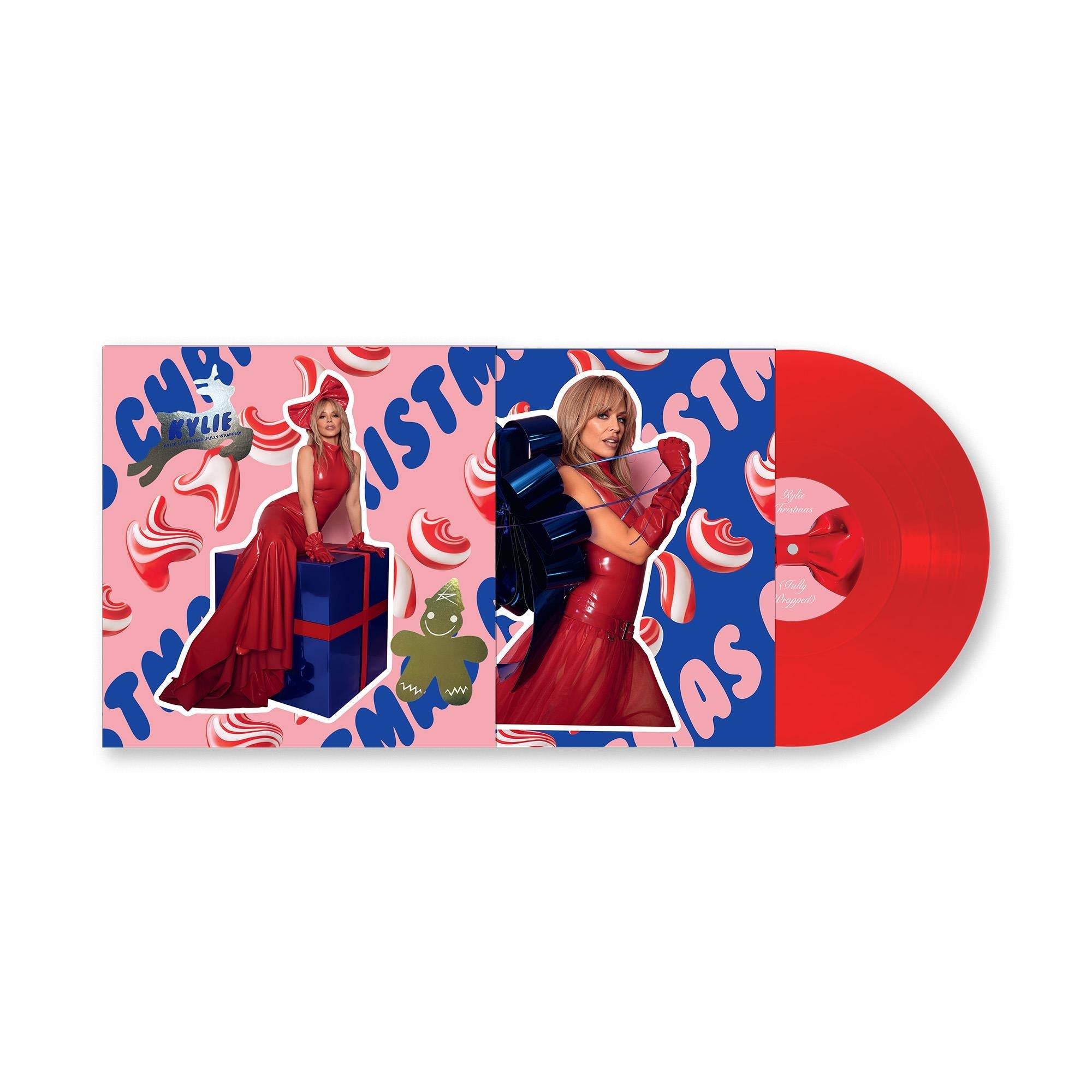 Kylie Christmas (Fully Wrapped) (Red Vinyl) - By: Kylie Minogue
