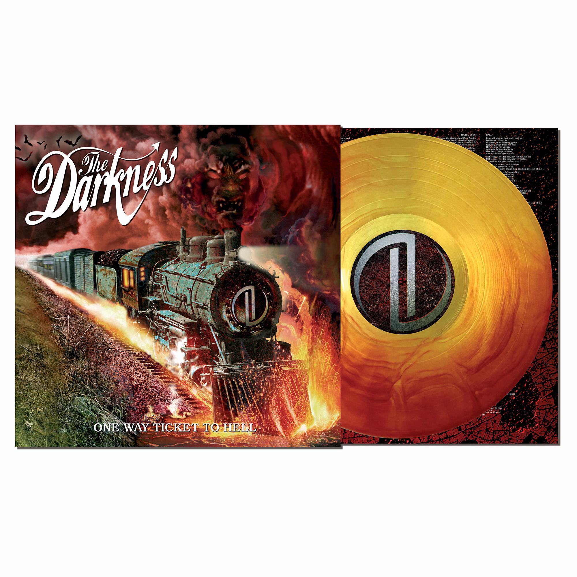 One Way Ticket To Hell...And Back (20th Anniversary Edition Orange & Yellow Vinyl) - By: The Darkness