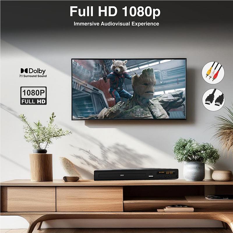 Laser Multi Region DVD Player with HDMI & USB