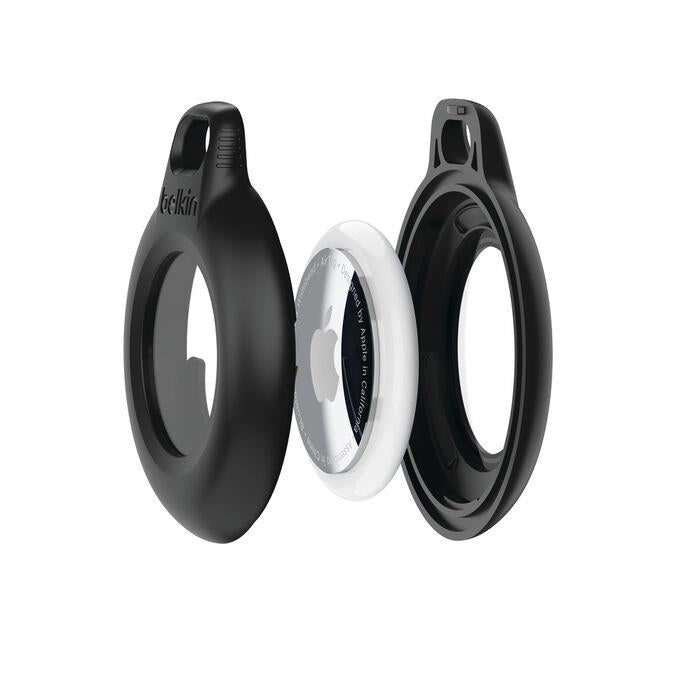 Belkin Waterproof Secure Holder with Key Ring for AirTag (Black)