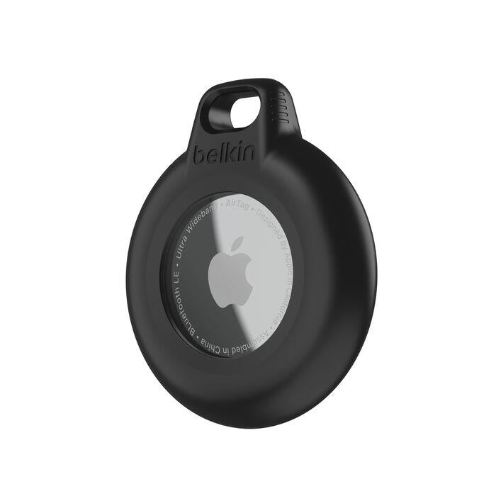Belkin Waterproof Secure Holder with Key Ring for AirTag (Black)