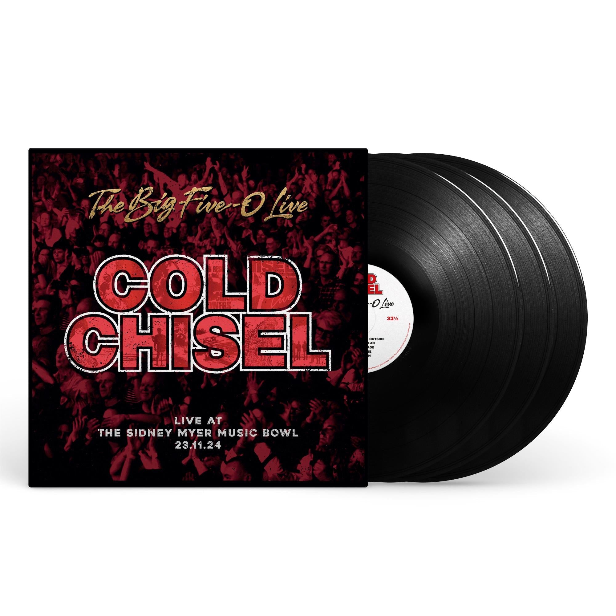 The Big Five-0 Live (Vinyl) - By: Cold Chisel