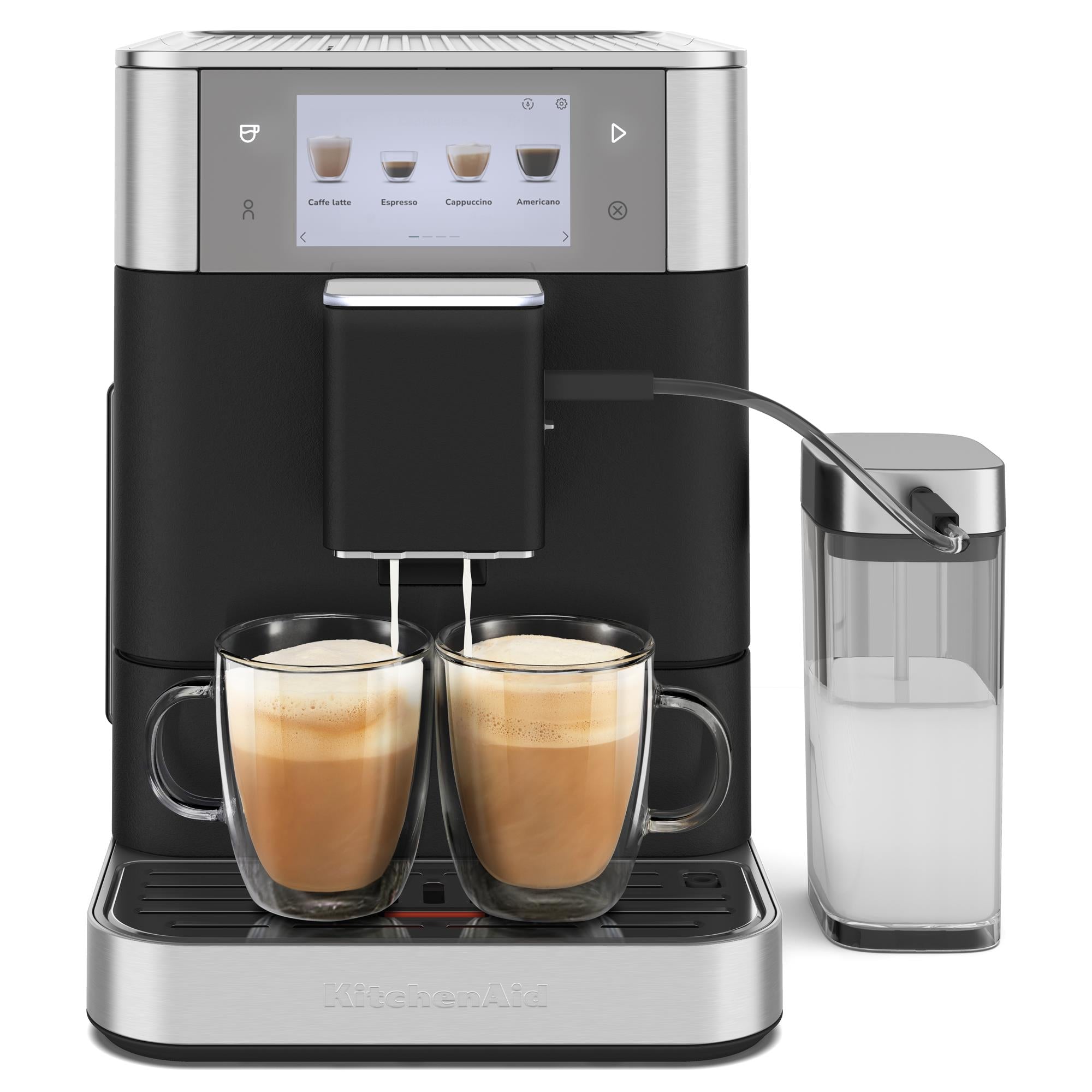 KitchenAid KF8 Fully Automatic Espresso Machine with Milk Container (Cast Iron)