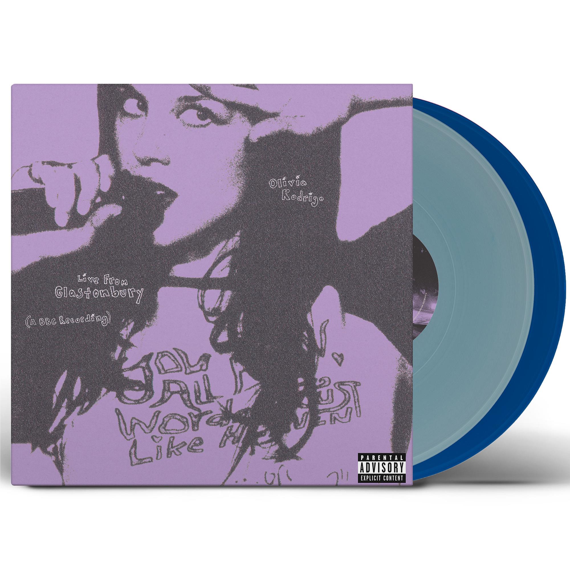 Live From Glastonbury (A BBC Recording) (Light Blue & Cobalt Vinyl) - By: Olivia Rodrigo