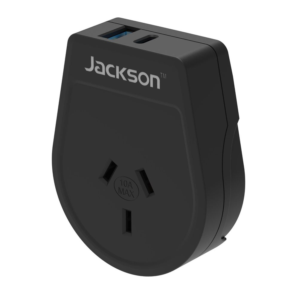Jackson Outbound USB-A/C PD Travel Adapter USA